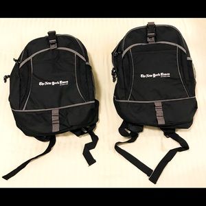 NY Times Official Back Pack (2) Backpacks